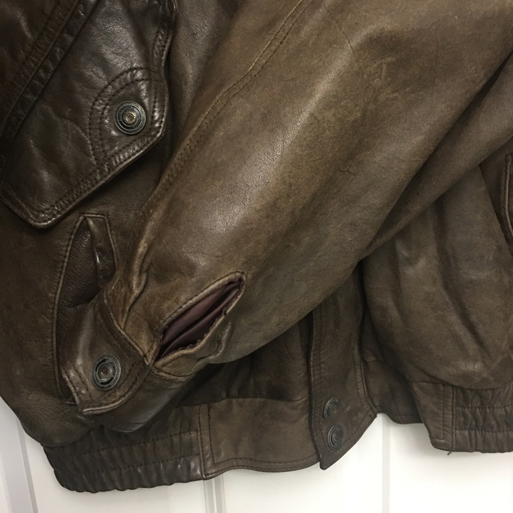 📕END OF STORY SALE! MAKE AN OFFER!👀⬇️Adventure Bound Originals Leather Coat SZ L - Picture 7 of 12